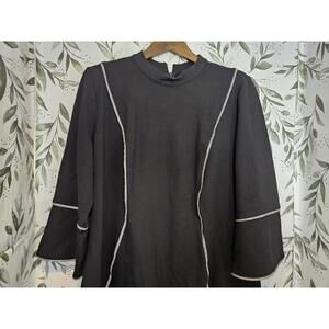 Eloquii Dress Black Womens Size 22 Knee Length